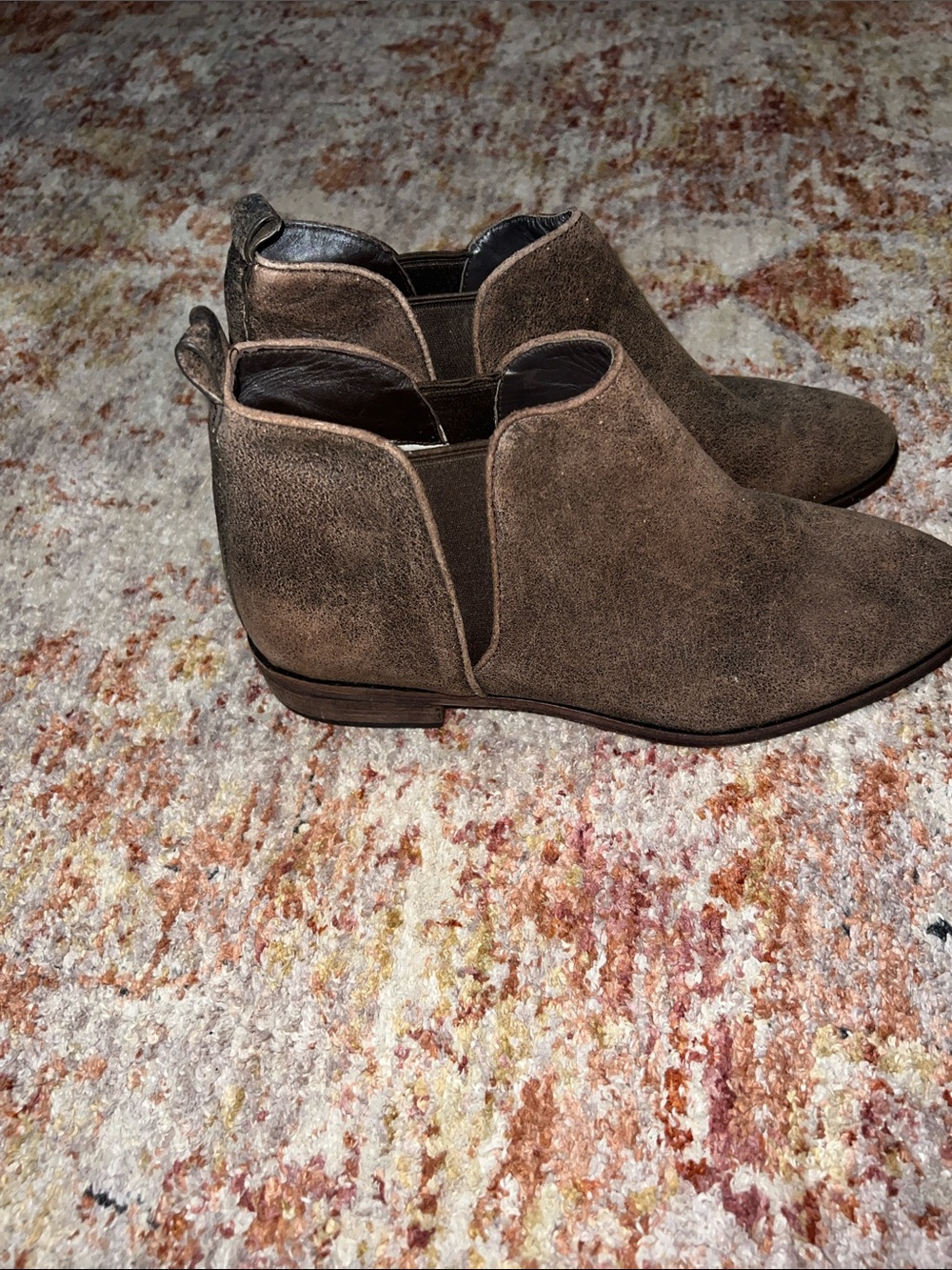 Michael Kors Brown Suede Slip-On Boots - Picture 2 of 9